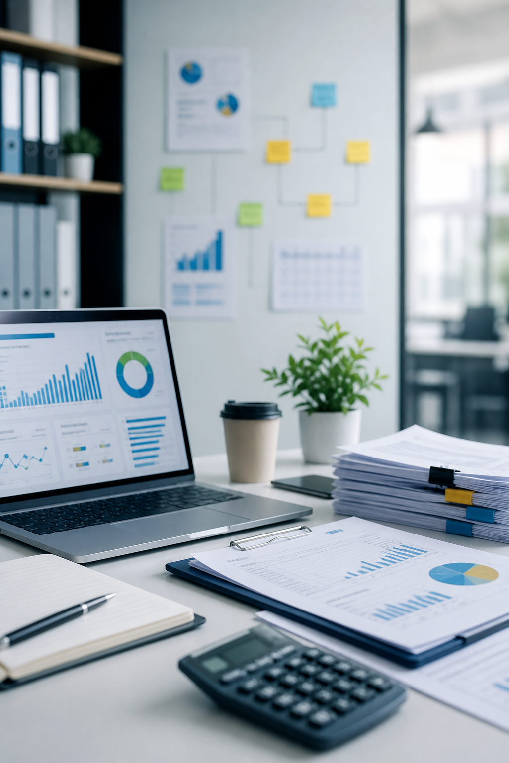 Finance and admin dashboard workspace
